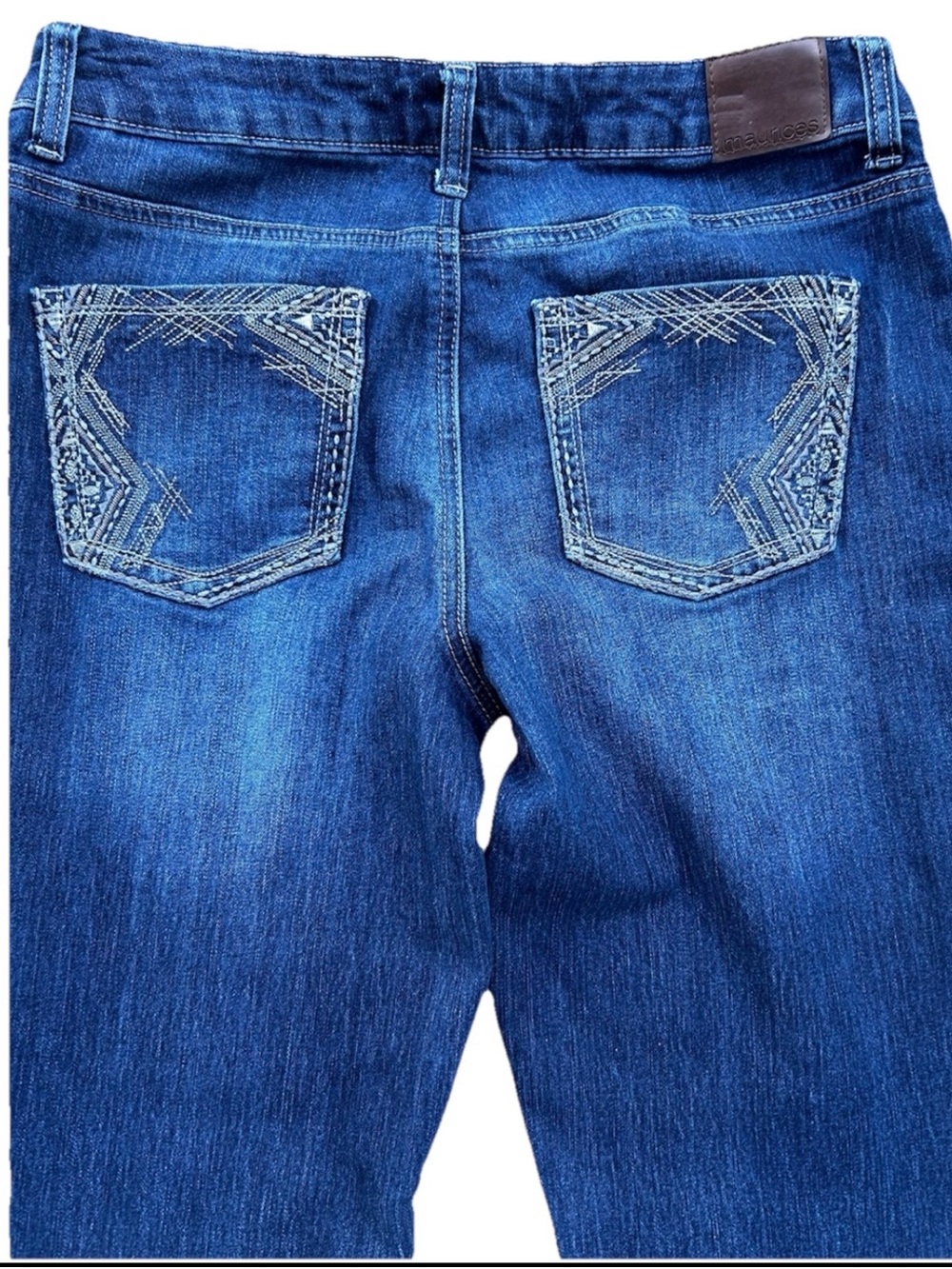 Maurice’s Straight Leg Embroidered Jeans Sz 8